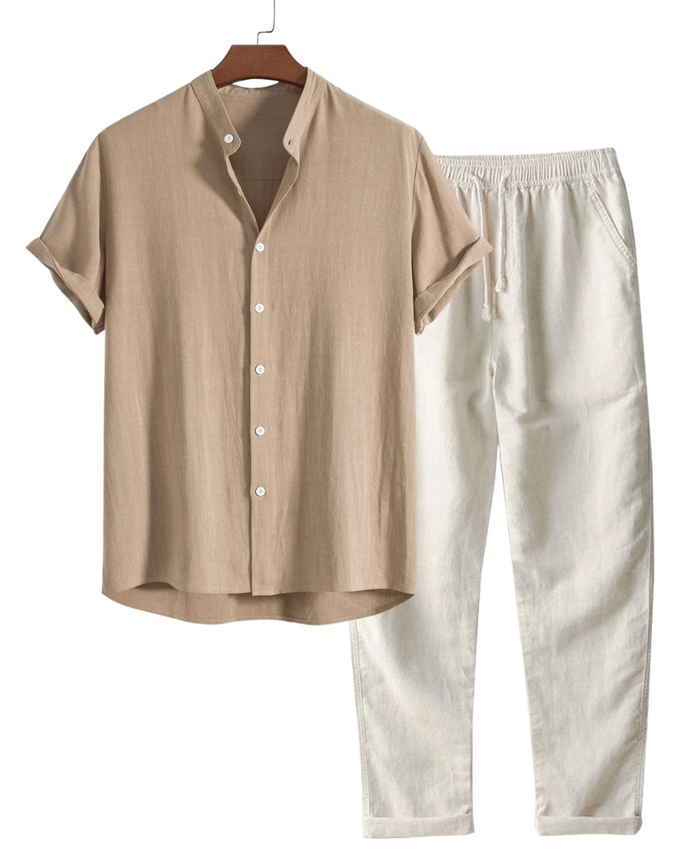 Lichte Linnen Outfit