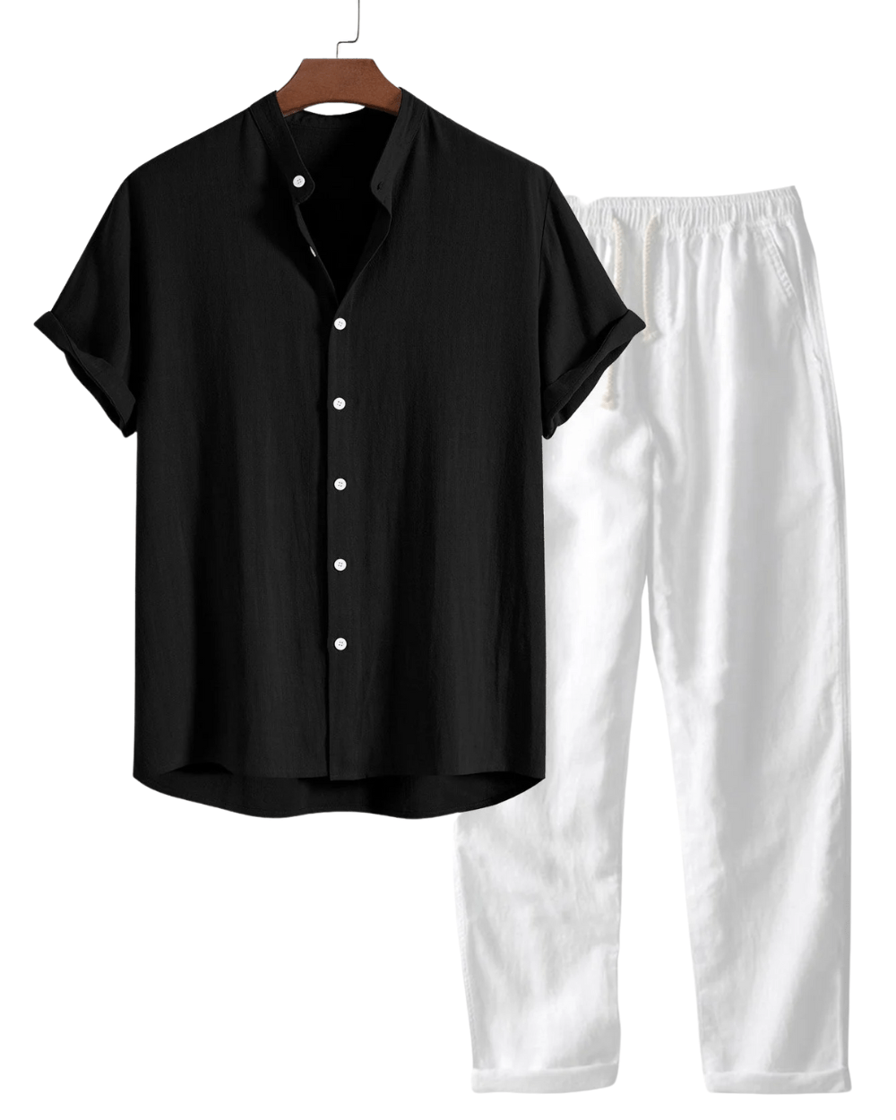 Lichte Linnen Outfit