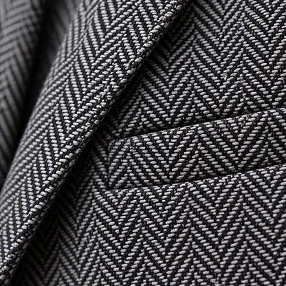 Bregenz-gilet antracietgrijs – detail borstzak